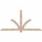 Ekena Millwork Redmond Smooth Timber Gable Bracket, Douglas Fir, 72"W x 36"H x 1 1/2"D x 3 1/2"F, 12/12 Pitch GBW072X36X0204RED00SDF - alternate 1